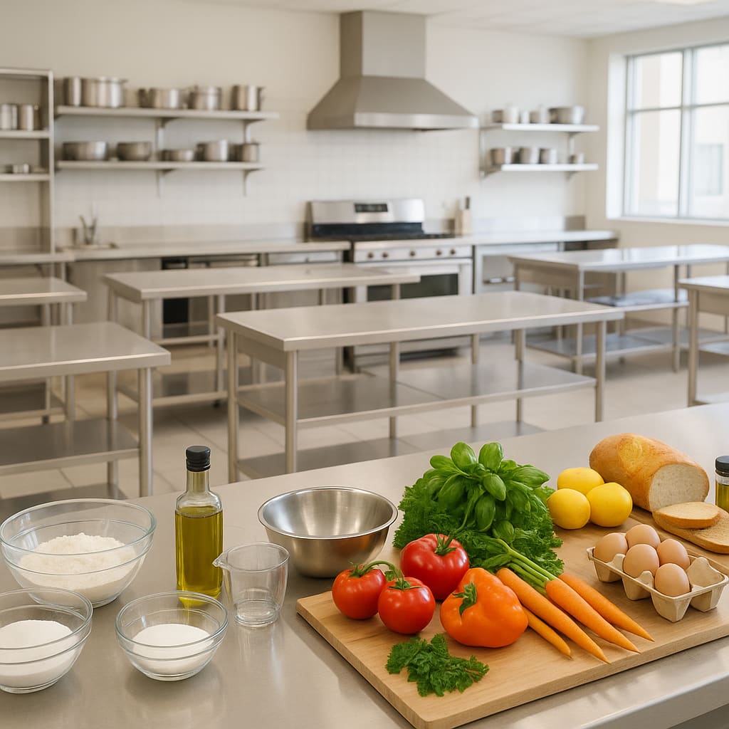 Moderne Teaching Kitchen in Zürich